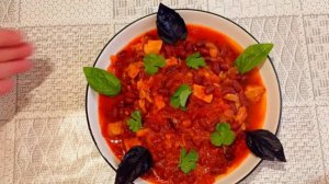 Самая вкусная ФАСОЛЬ с Мясом  в ТОМАТЕ  // ЛОБИО из красной фасоли  //