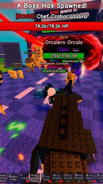 БОСС Шеф Крабракадабра в Plants Vs Brainrots Роблокс ! смотреть онлайн