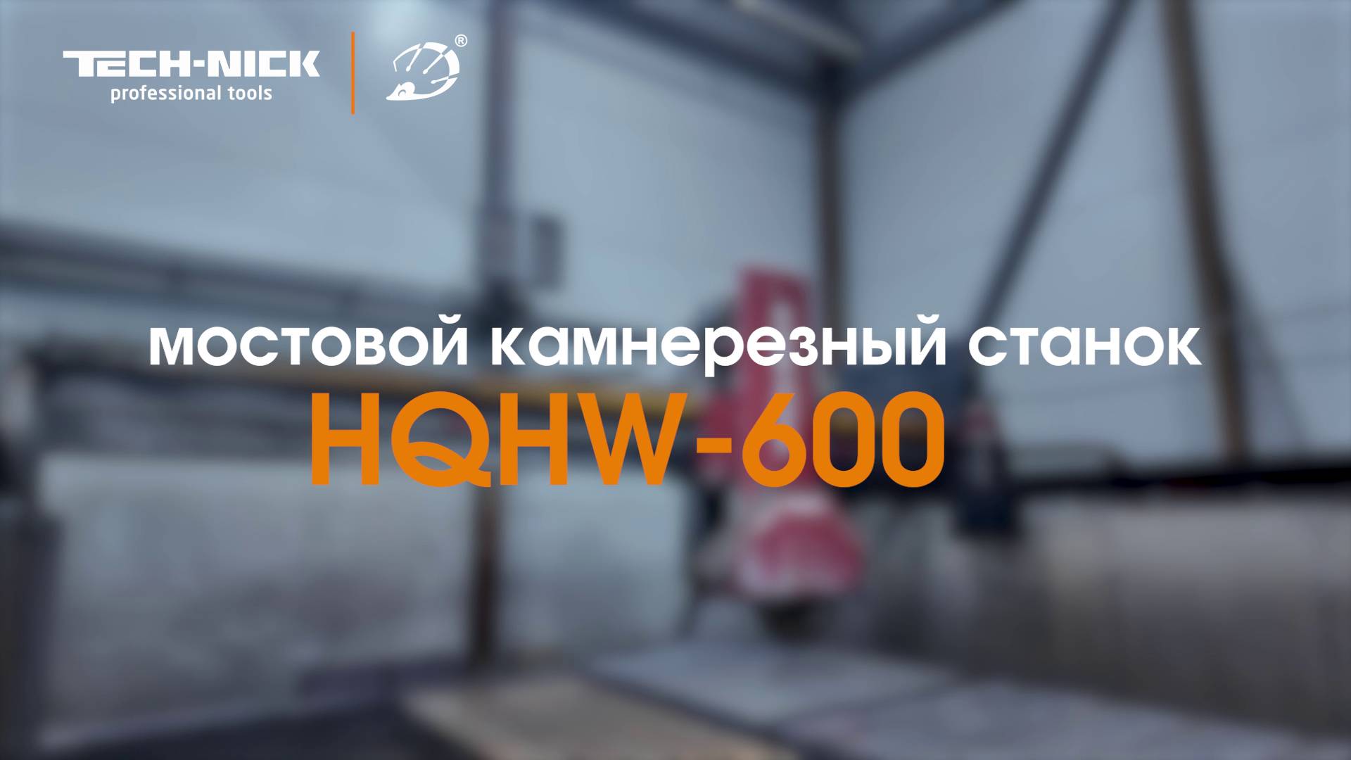 Мостовой камнерезный станок Tech-Nick HQHW-600 смотреть онлайн