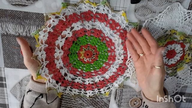 связались две салфеточки из остаточков хлопка, для сп " красивая салфетка" смотреть онлайн