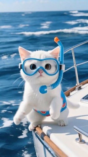 Котенок и кошачий папа на самом деле приготовили рыбу на гриле в брюхе акулы, чтобы съесть ее