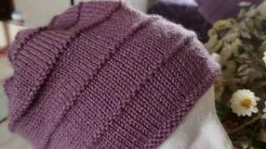 МК шапка с макушкой _Цветок_ просто и красиво