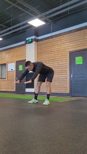 Наклон-присед