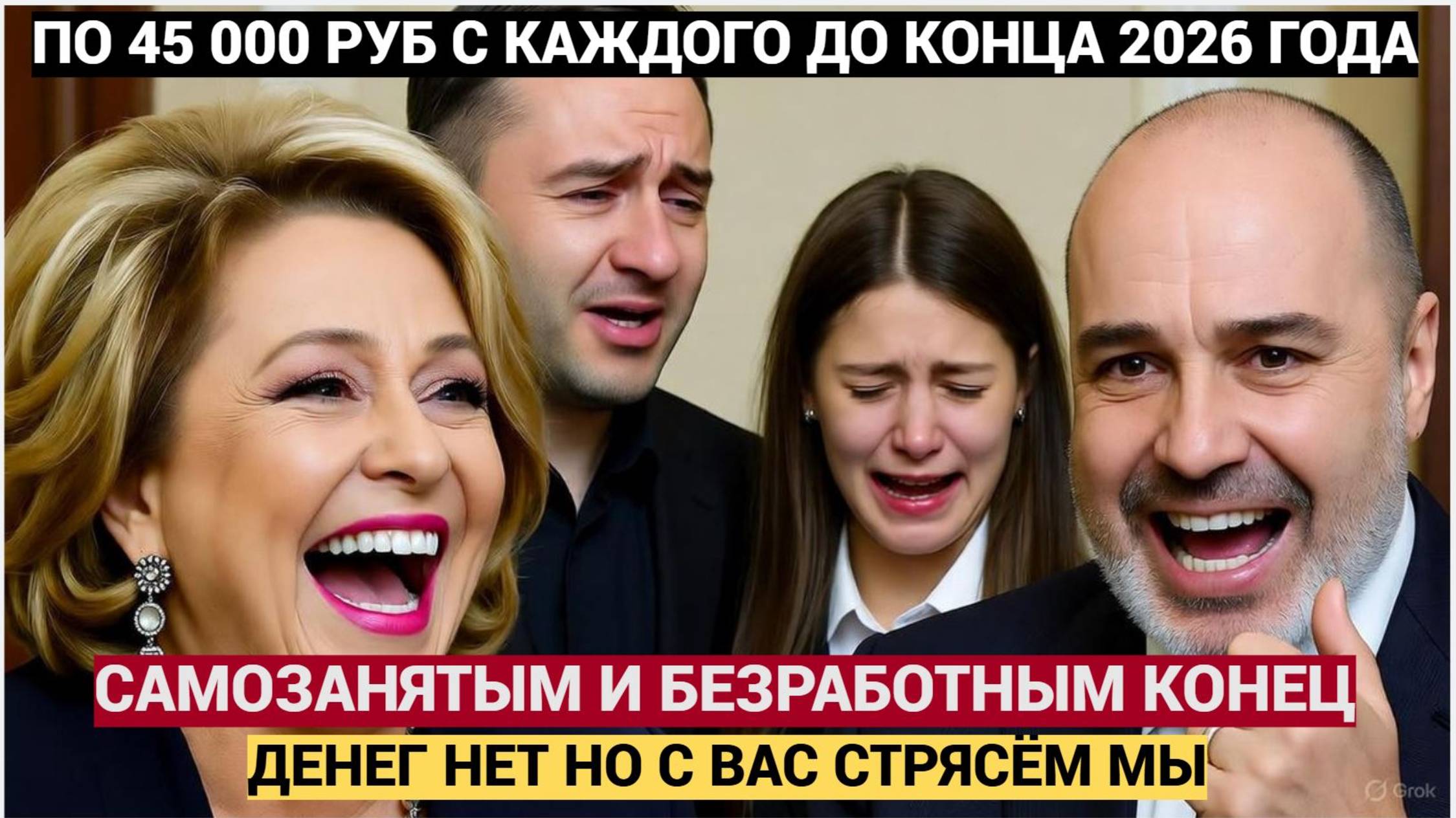 РОССИЯНЕ В ШОКЕ! МАТВИЕНКО ТРЕБУЕТ ОТМЕНИТЬ САМОЗАНЯТЫХ И ТУНЕЯДЦЕВ! 45 000 С КАЖДОГО! смотреть онлайн