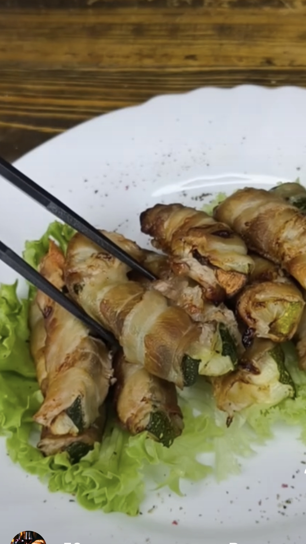 кабачки в беконе