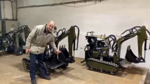 Мини экскаватор А23М 01-10. Доработки.