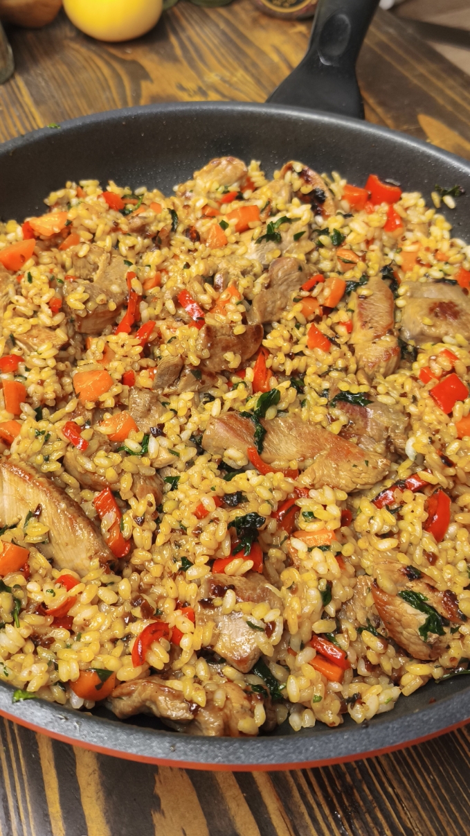 рис по азиатски, вкуснее плова