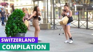 BUSHMAN PRANK. SWITZERLAND REACTIONS (FUNNY VIDEO)