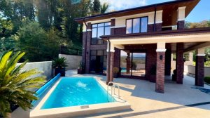 Пусть весь мир вам завидует. Если будете жить в таком доме с бассейном в Сочи