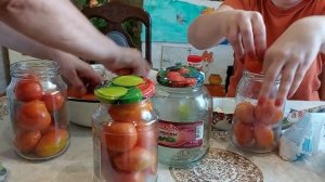 ПОМИДОРЧИКИ от Валентины!! 5 СЕКУНД И ВСЕ ГОТОВО!!! Просто и вкусно !