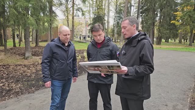 Андрей Воробьёв посетил лесопарк «Банный лес» в Красноармейске смотреть онлайн