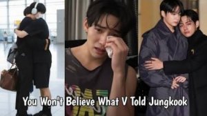 То, Что Ви Сказал Чонгуку Во Время Их Объятий, РАЗОБЬЕТ Тебе Сердце!