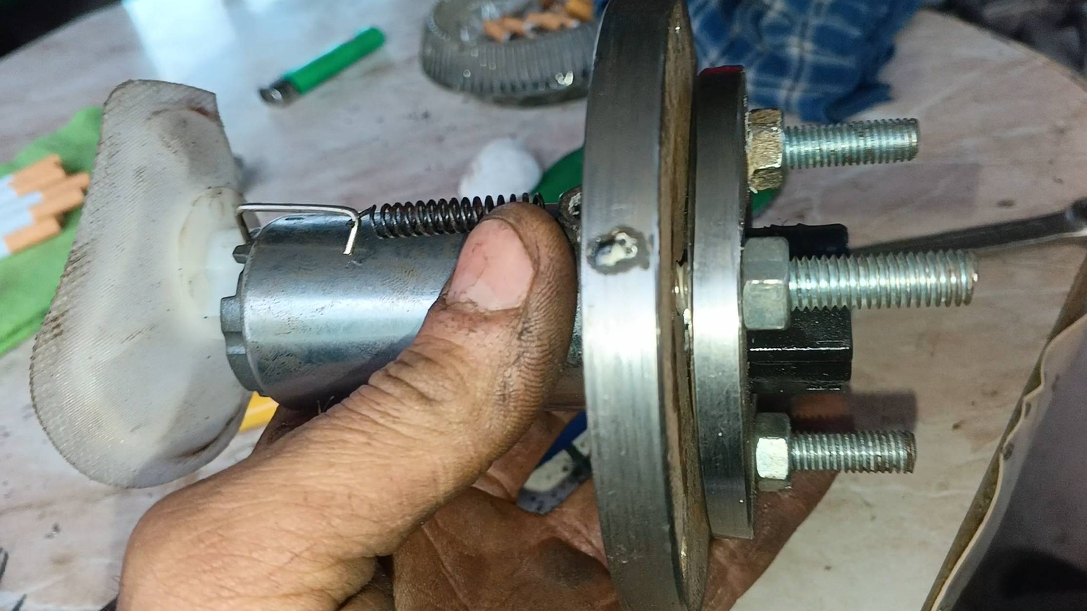 Топливный насос от ВАЗ на Т-25