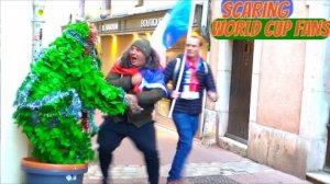 WORLD CUP FINAL (BUSHMAN ATTACKED) BUSHMAN PRANK