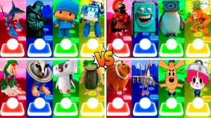 МЕГАМИКС ТРАЛАЛЕРО ТРАЛАЛА 🆚 ШЕРИФ ЛАБРАДОР 🆚 ДРУГИЕ БРЕЙНРОТ МЕМЫ | Tiles Hop №241-244