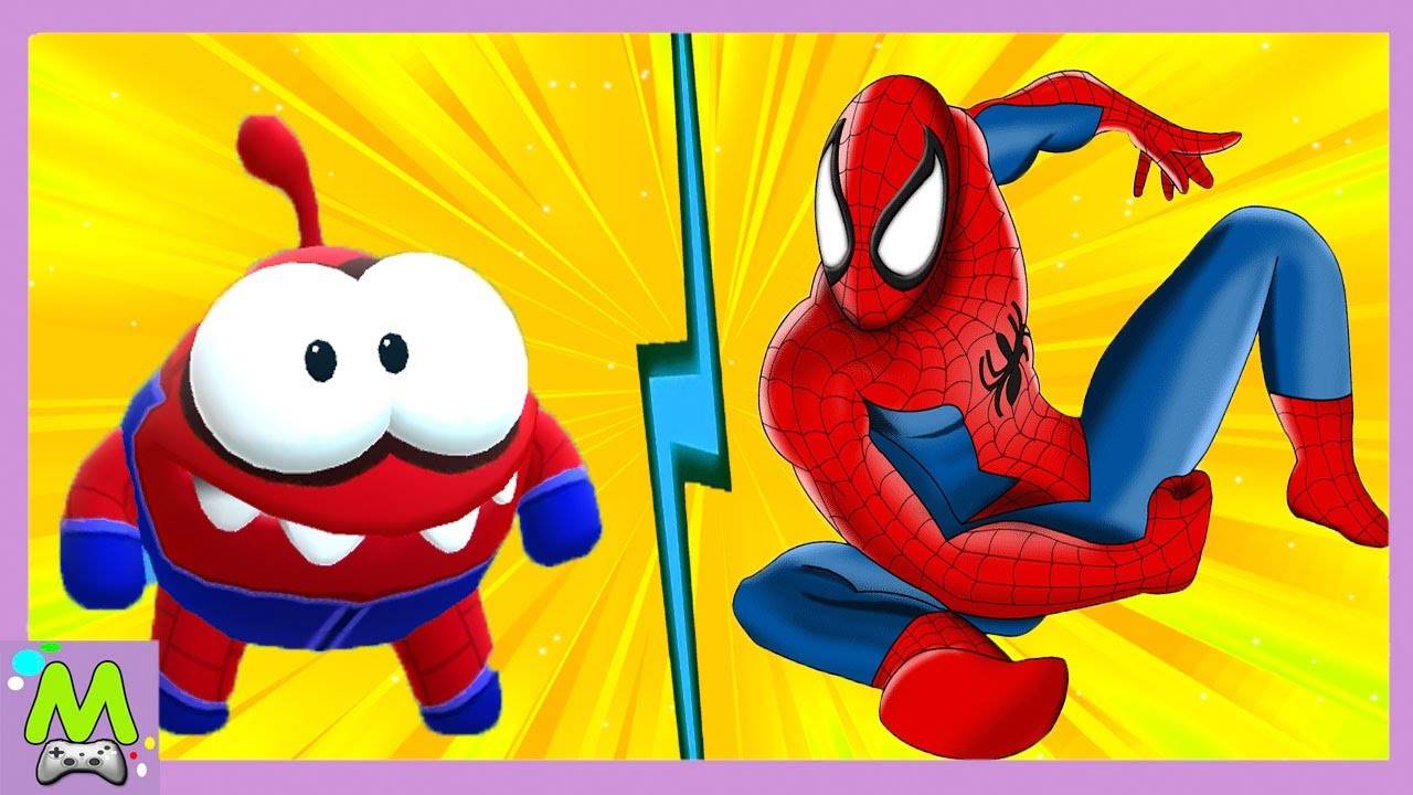 Ам Ням против Человека-Паука.Гонка Спайдерменов.Кто Самый Быстрый и Ловкий смотреть онлайн