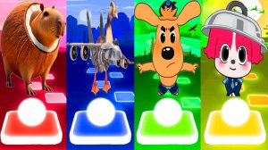 БУРБАЛОНИ ЛУЛИЛОЛИ 🆚 БОМБОМБИНИ ГУСИНИ 🆚 ШЕРИФ ЛАБРАДОР 🆚 ШЕРИФ ЛАБРАДОР | Tiles Hop №244