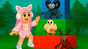 Я ПОДНЯЛАСЬ НА БАШНЮ 99 НОЧЕЙ В ЛЕСУ РОБЛОКС!