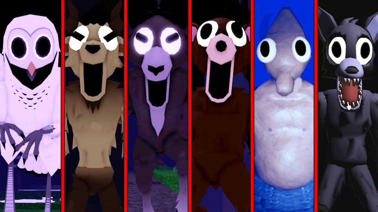 99 ночей в лесу - БАРАН ПРОТИВ СОВЫ, ОЛЕНЬ ПРОТИВ МОРСКОГО КОНЬКА / jumpscare-Roblox смотреть онлайн