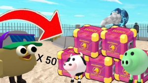 😱ОТКРЫЛ 50 ГЛАМУРНЫХ БОКСОВ в игре СКЕБОБ ГАН! ** Я в шоке!**