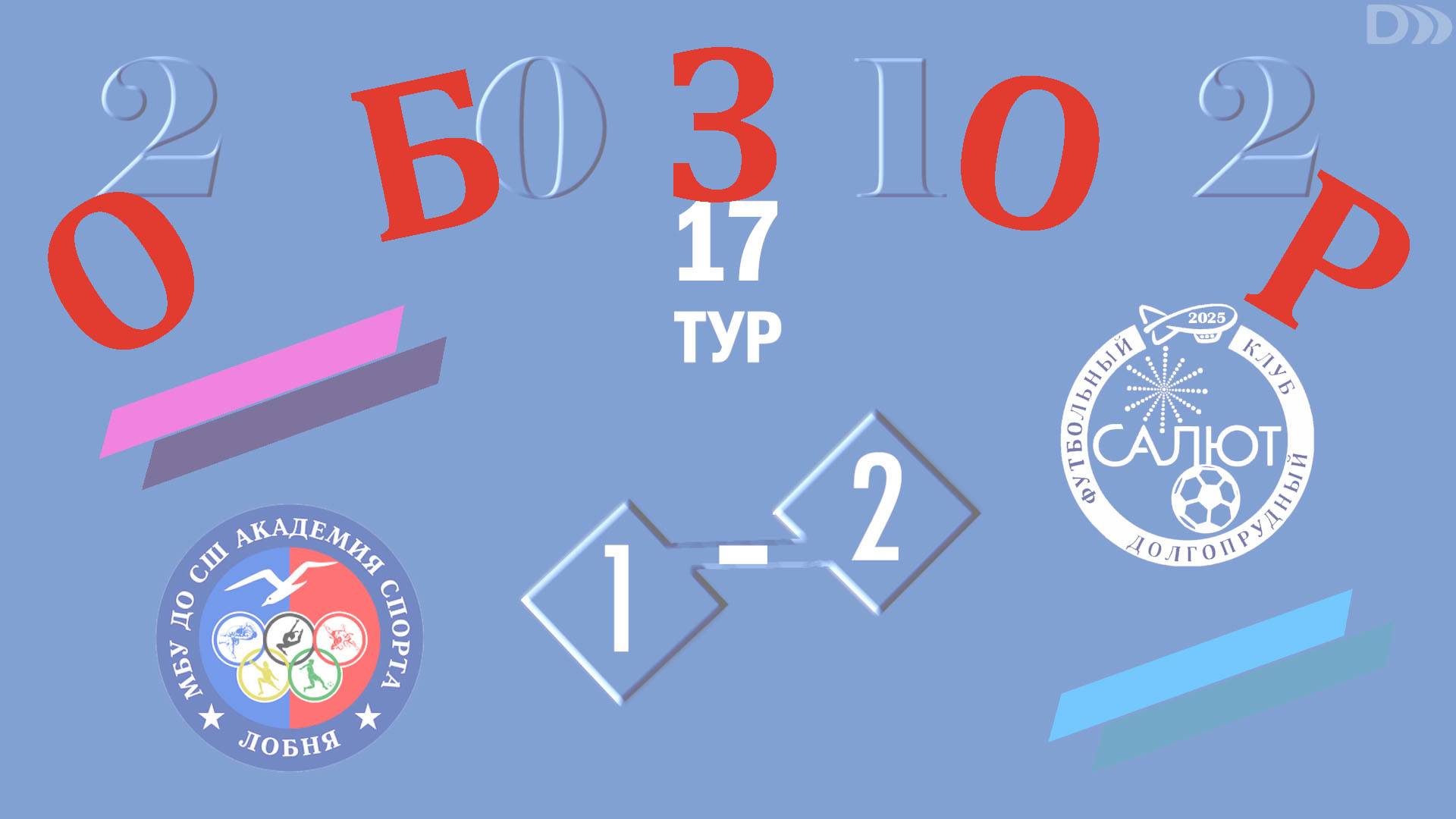 Обзор игры ФК Лобня 1-2 ФСК Салют 2012 смотреть онлайн