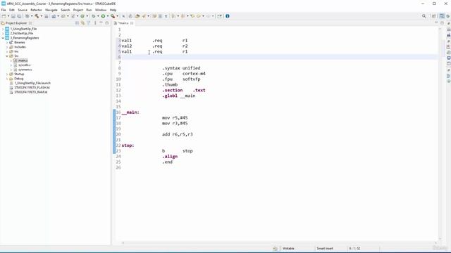 Section 3- Assembler Rules and Directives, Lecture 17- Programming - Renaming Registers смотреть онлайн