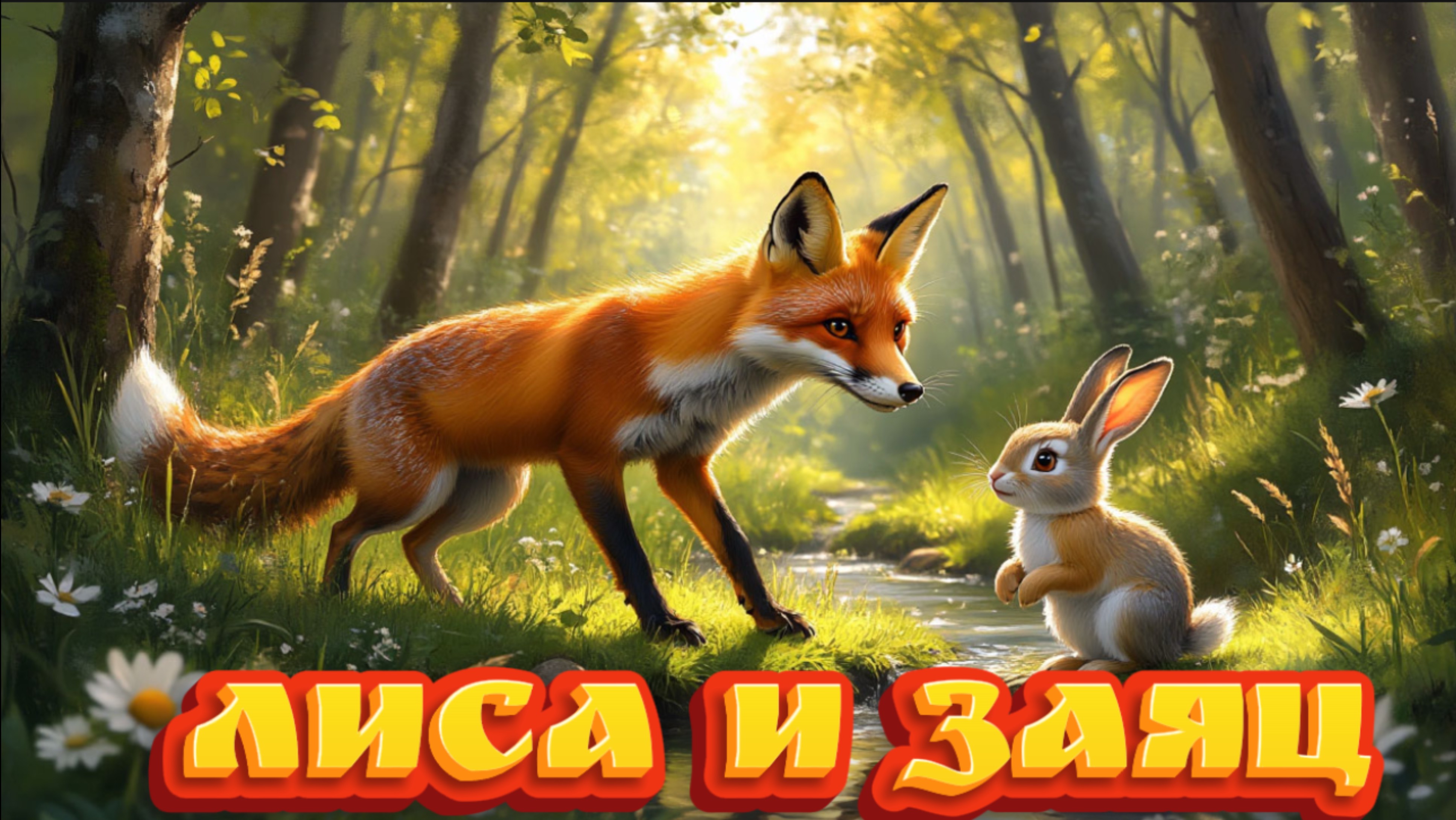 Сказки для детей, ЛИСА И ЗАЯЦ, мультфильмы для детей #мультфильмы #сказки смотреть онлайн
