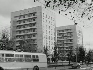 1977 год. Тюмень. Здания, построенные по проектам института Тюменьгражданпроект.