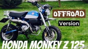Honda Monkey Z125 OFFROAD TUNING