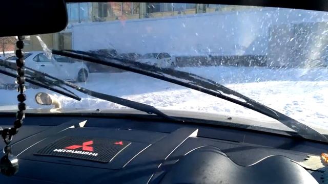 Outlander Xl, Сравнение штатной с веерной форсункой