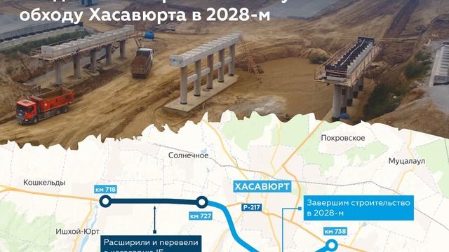 Продолжаем строить 21-километровый обход Хасавюрта 😎 смотреть онлайн