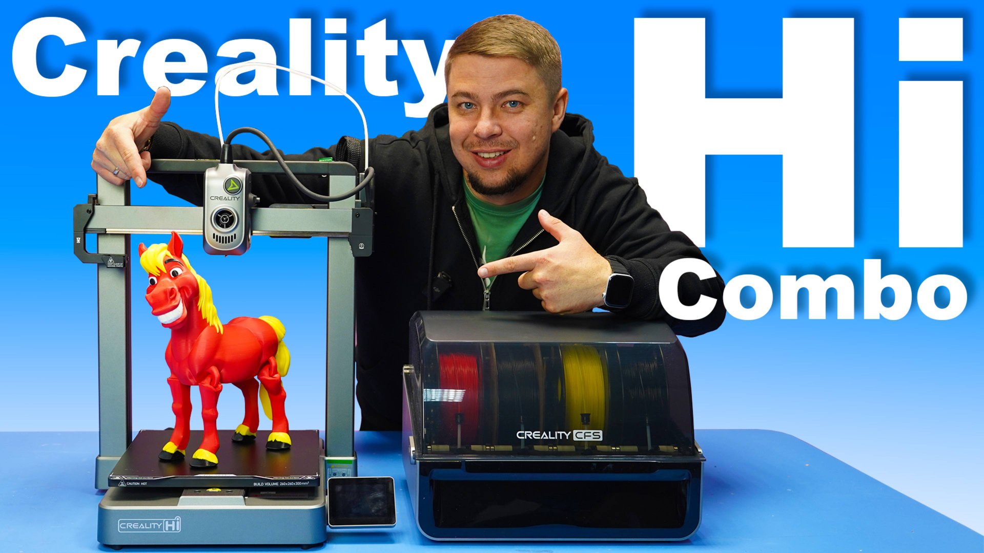 CREALITY HI Combo - идеальный 3D принтер для печати игрушек? #3d #обзор #3dprinting