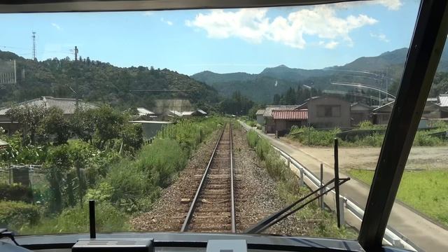 Панорамный вагон, Лимитед Экспресс, Нагоя - Кии-Кацуура (Япония). смотреть онлайн