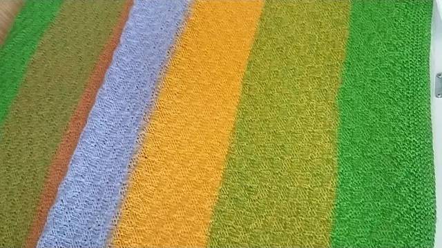 Описание МК Плед - Покрывало спицами