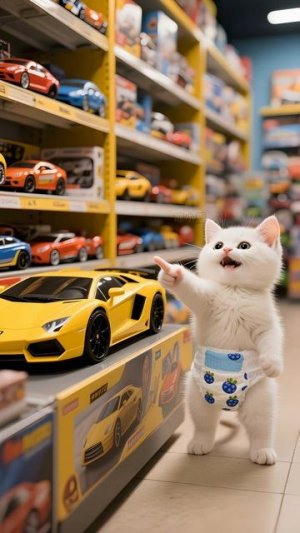 Папа-кот готов на всё, чтобы осуществить мечту котёнка#котёнок#план по выведению питомца