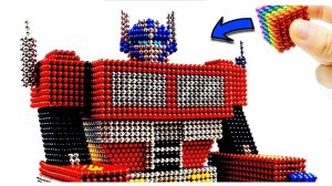 Трансформер собранный из магнитов - Оптимус Прайм