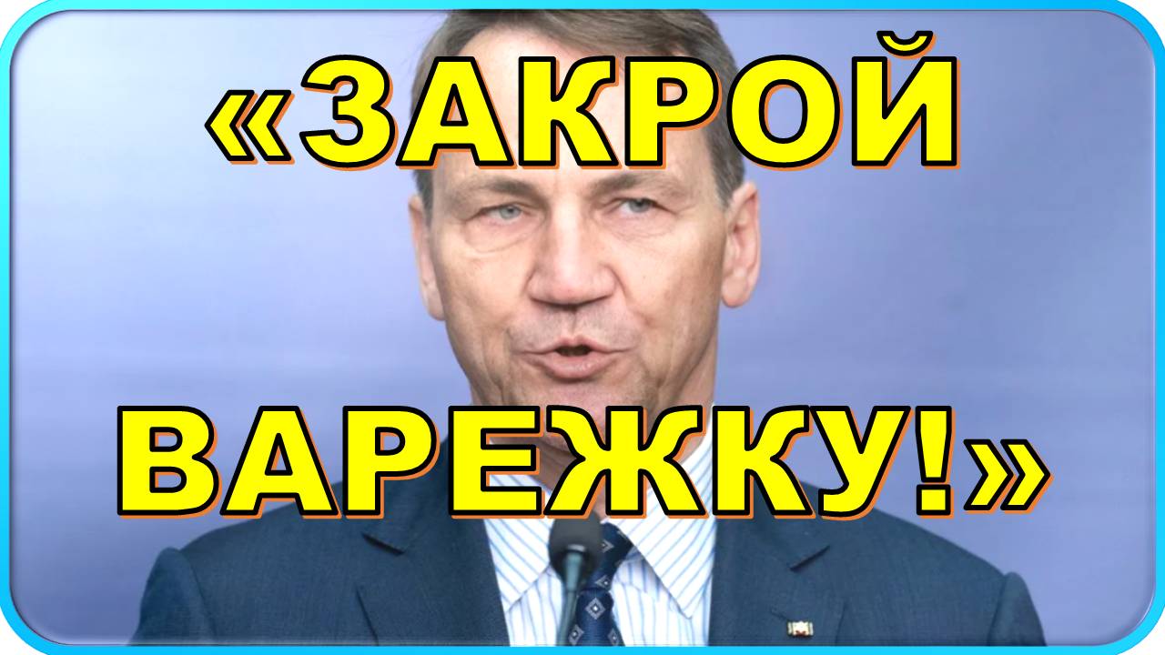 😱 Скандал: Сикорский и замороженные активы России 😮 смотреть онлайн