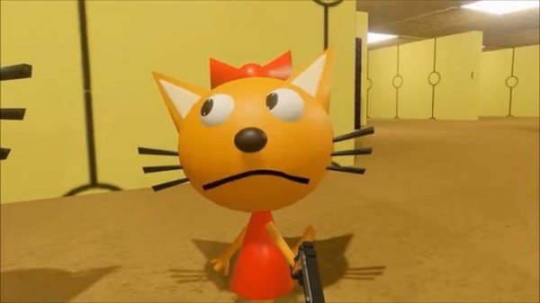 три кошака попали в закулисье!!!