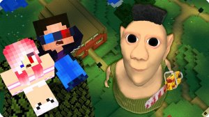 😳Как Выжить на СИДЕ ХАМУД ХАБИБИ в Майнкрафт! ЛЕСКА ШЕДИ