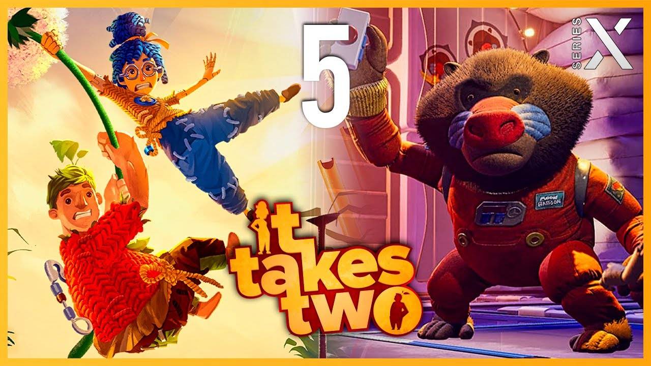 It Takes Two на PS5 - Глава 3: Комната Роуз | Космос, Замки и... тот самый Слон часть 5