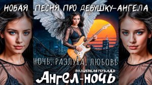 Волшебная тетрадь. "Ангел-ночь". Новая песня про девушку-ангела, любовь, разлуку, ночь и встречу.