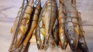 Судак горячего копчения в термокамере Умный Дым Профессионал