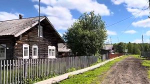 Таежная деревня в северной глубинке без дорог. Жизнь в тайге.