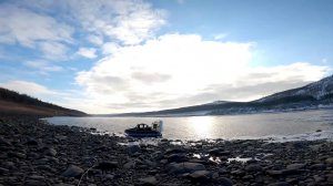 Закрытие рыбалки по хариусу на аэролодке Берег 480.