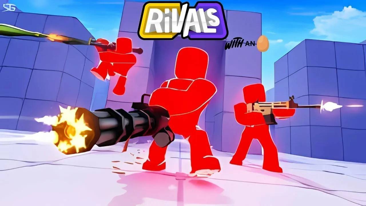 ИГРАЕМ В СОПЕРНИКИ В РОБЛОКС! НОВЫЙ СЕТ ОРУЖИЙ!