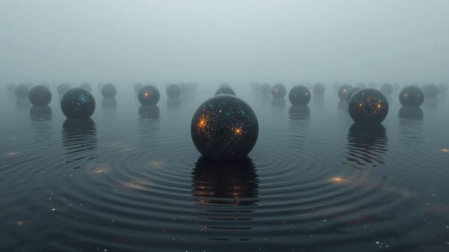 Field of Star-Eyes in Mist 👁️ 2-Hour Surreal Ambience ｜ Glass Eyes ｜ Geometric Ripples смотреть онлайн