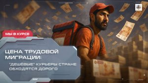 Цена трудовой миграции: "дешёвые" курьеры стране обходятся дорого
