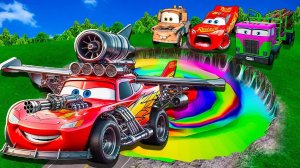 Машинки летают и прыгают! Развивающие мультики Машины помощники. Мультфильмы про машинки