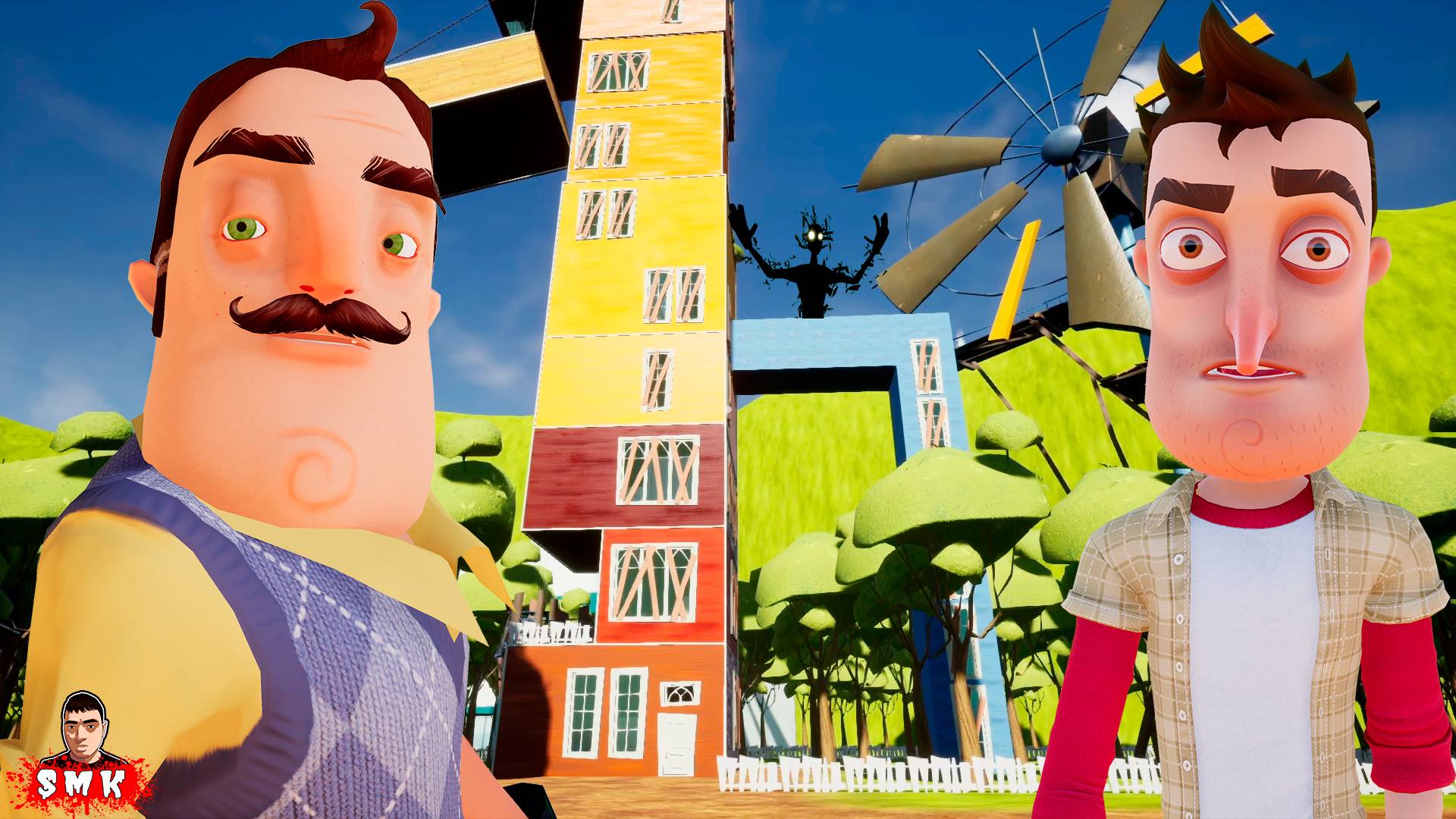 ШОУ ПРИВЕТ СОСЕД!ВАСИЛИЧ ПОКРАСИЛ ЗЕМЛЮ!ИГРА HELLO NEIGHBOR MOD KIT ПРОХОЖДЕНИЕ МОДА HELLO TOWER! смотреть онлайн