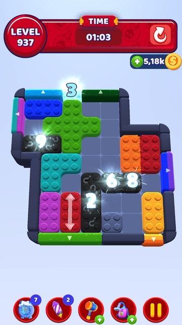 Color Block Jam 937 Уровень смотреть онлайн